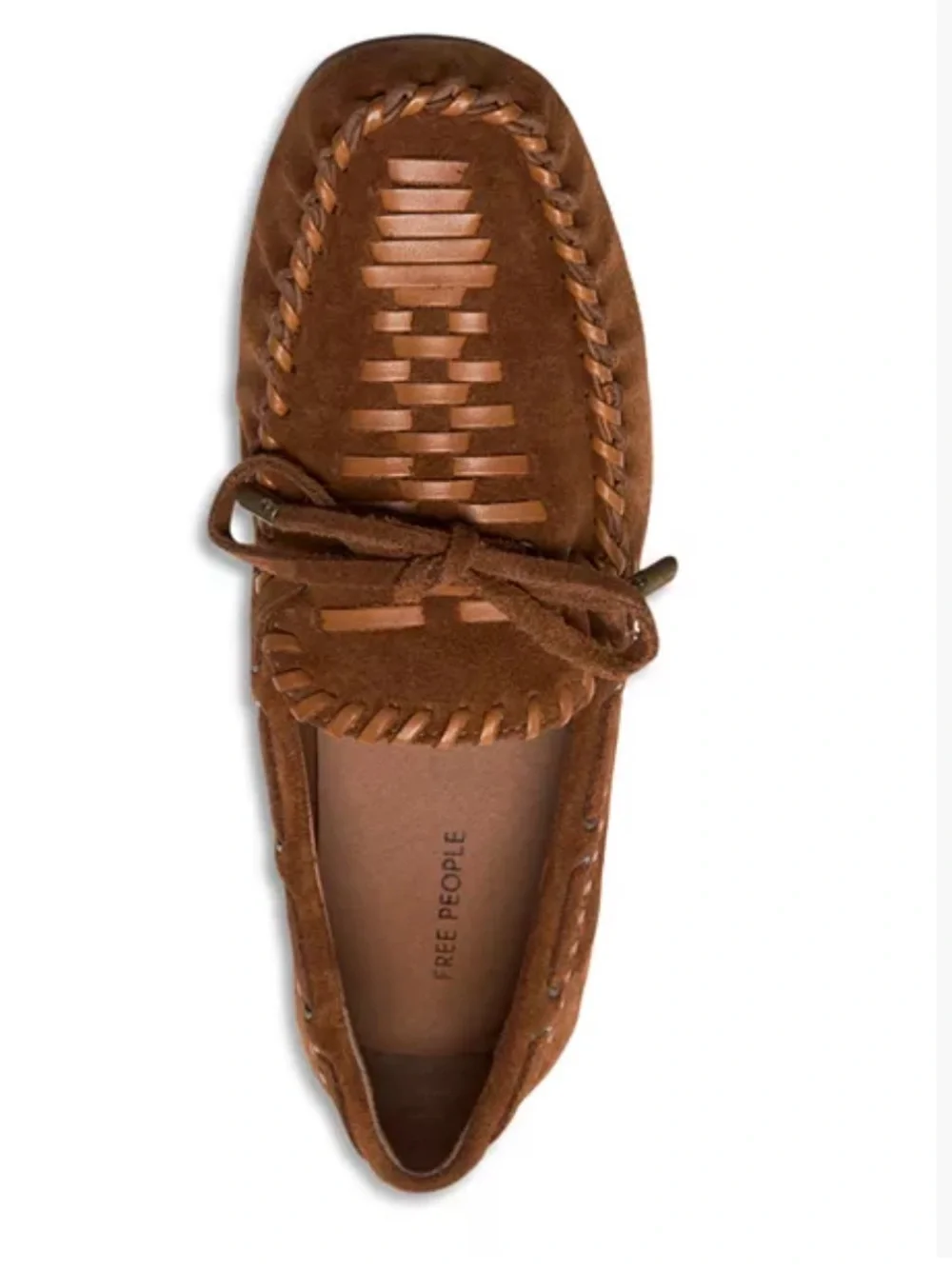Free People Misty brown Suede Moccasin shoes NWT - Picture 4 of 16